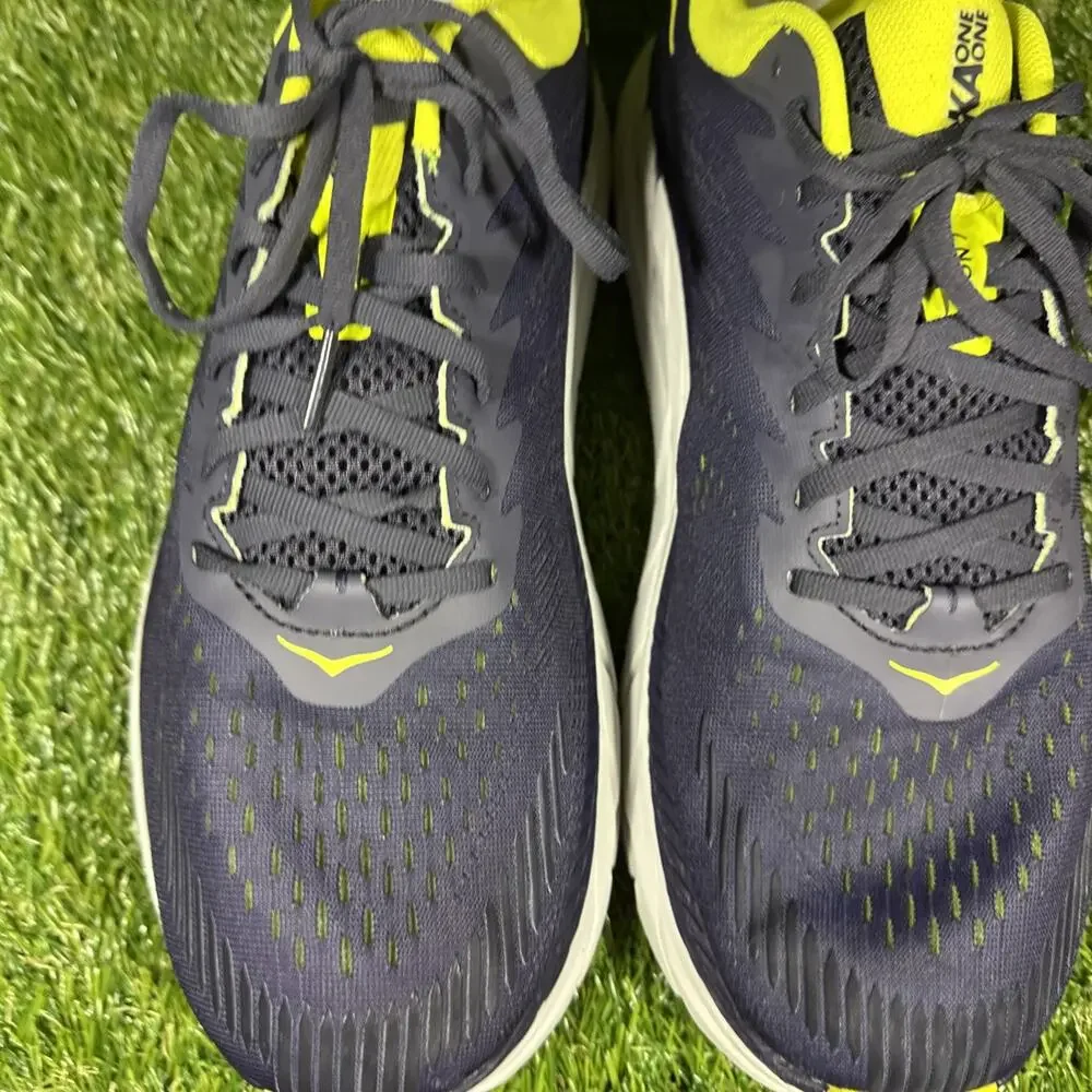 Hoka One One Clifton 7 Mens Size 13 Navy Blue Athletic Running Shoes Sneakers - Picture 9 of 12